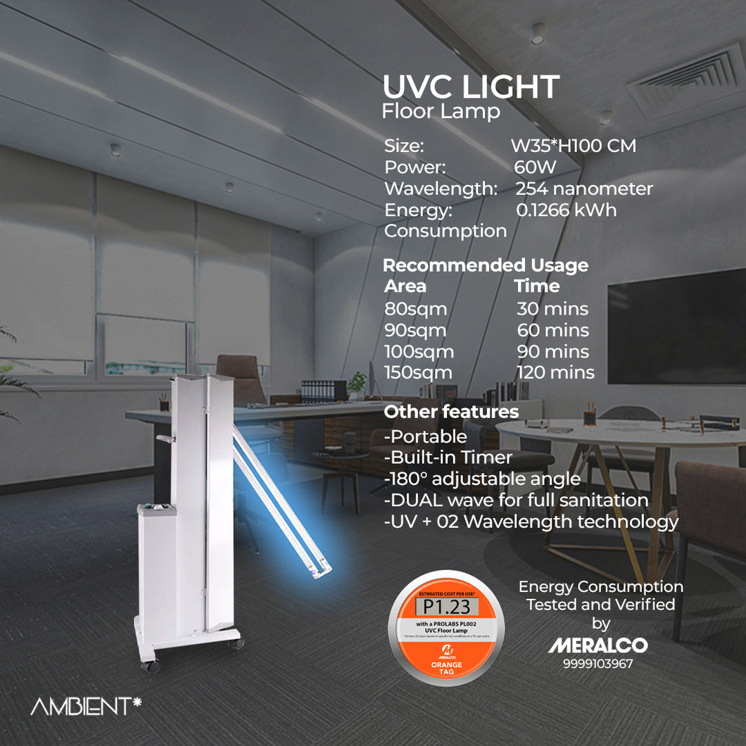 VINNA UVC Disinfectant Floor Lamp