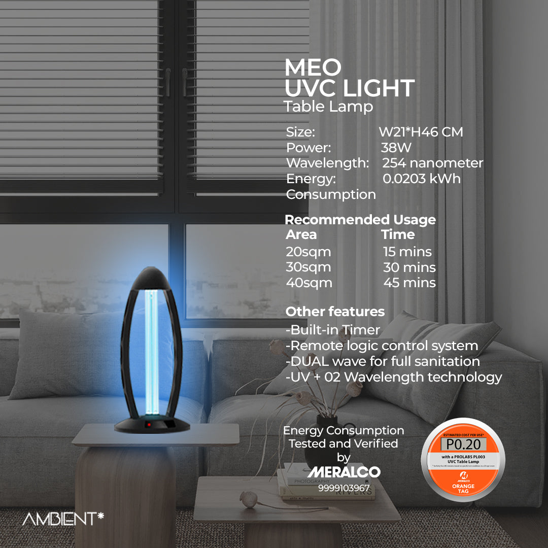 MEO UVC Disinfectant Table Lamp