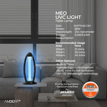 Load image into Gallery viewer, MEO UVC Disinfectant Table Lamp
