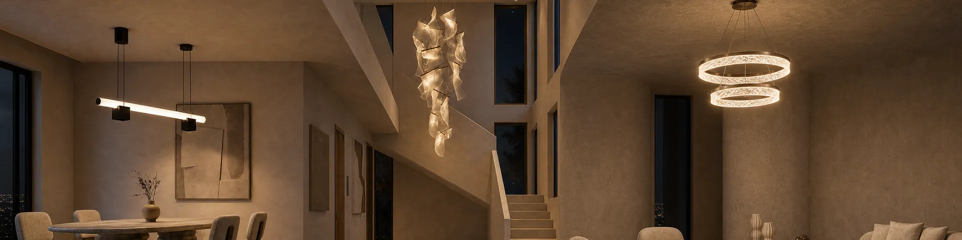 Modern chandelier collection by Ambient Lighting