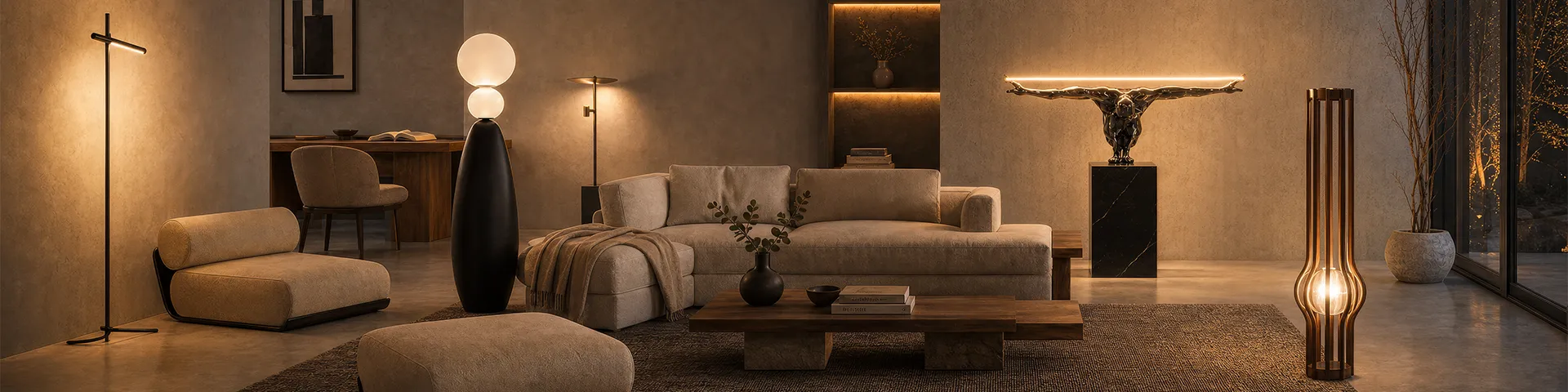 Modern floor lamp collection by Ambient Lighting