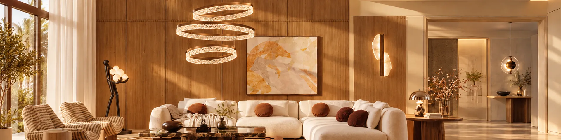Modern lighting collection featuring contemporary lighting designs by Ambient Lighting