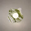 Calissa Irish Green sculptural wall lamp with organic free-form design