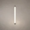Keaton modern linear wall lamp with a slim illuminated central element