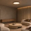 Carrie Gold ceiling light in a contemporary living room