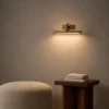 Elanor wall lamp illuminating a modern interior