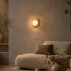Gemma Cloud Jade circular wall lamp