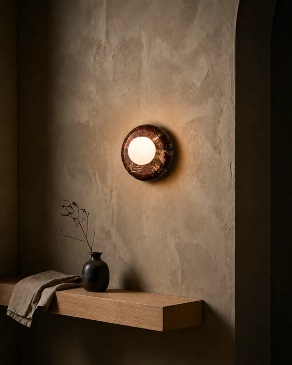 Gemma Violet wall lamp in a modern interior