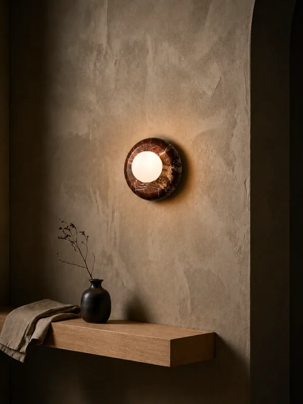 Gemma Violet wall lamp in a modern interior