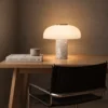 Kiel table lamp with dome-shaped shade in a modern interior