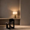 Killi table lamp with tapered shade in a modern interior