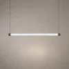 Kori 120 linear chandelier in Gun Black
