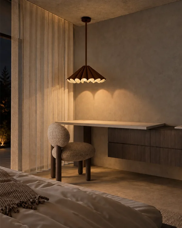 Pelias pendant light displayed in a modern interior