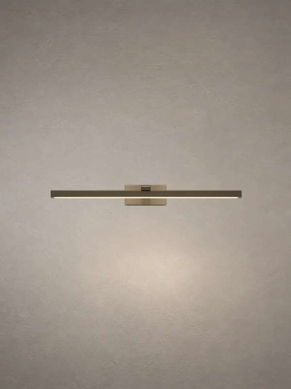 Suvi linear wall lamp in Brushed Yellow Bronze Matte Oil finish